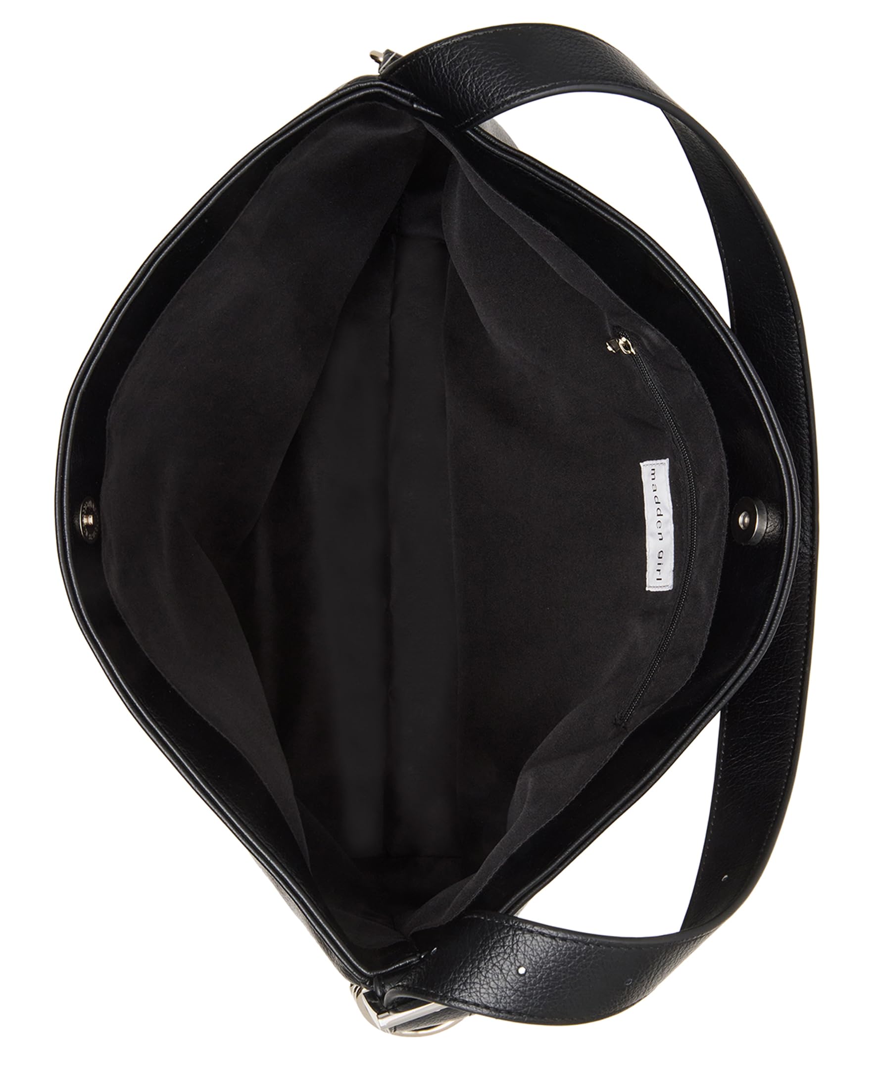 Madden Girl Women's Wyatt Shoulder Bag, Black, Small - Image 5
